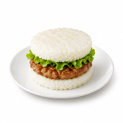 4food Build-a-Burger Pressed Rice