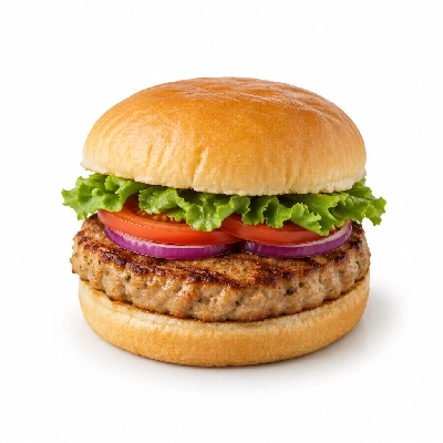 4food Buildboard Finger Lickin Turkey Burger Sandwich