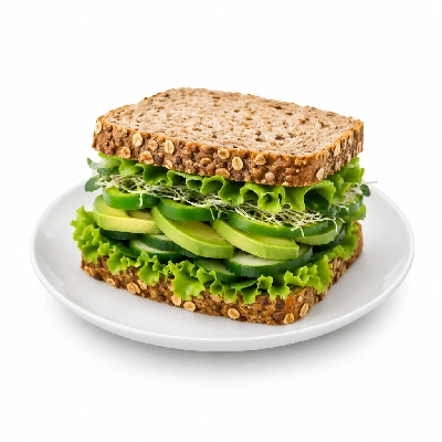 4food Buildboard Green Machine Veggie Sandwich