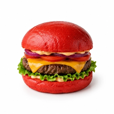 4food Buildboard Red Burger Sandwich