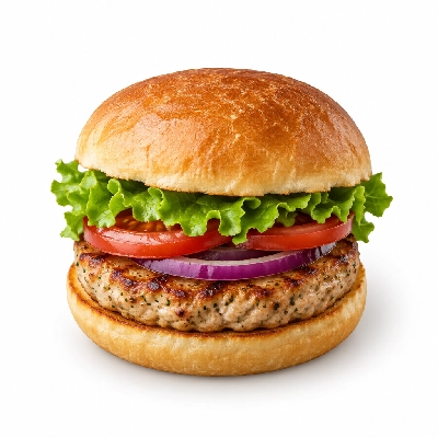 4food Buildboard Tsao's California Turkey Burger Sandwich