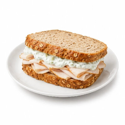 4food Buildboard Turkey with Tzatziki Sandwich