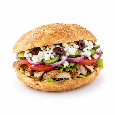 4food Chef Builds the Greek Sandwich