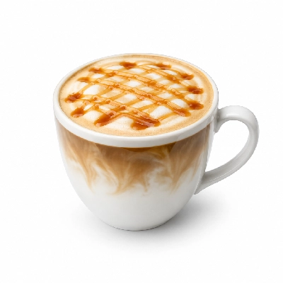 7 Brew Medium Hot Caramel Macchiato