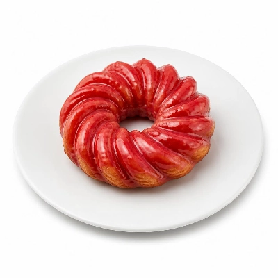7-Eleven Fresh Bakery Donut Cherry Glazed Cruller