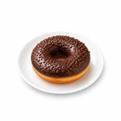 7-Eleven Fresh Bakery Donut Glazed Chocolate Bit