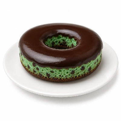 7-Eleven Fresh Bakery Donut Mint Chocolate Cake Ring