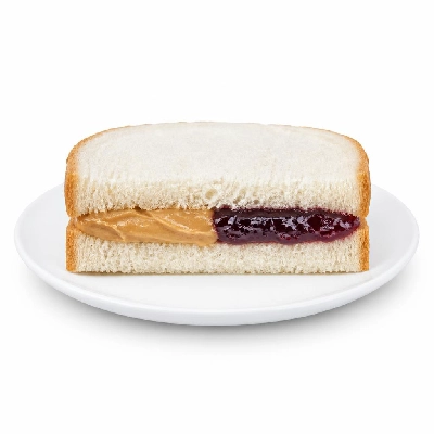 7-Eleven Peanut Butter & Grape Jelly Sandwich