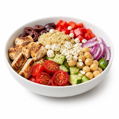 99 Restaurants Mediterranean Bowl Plain