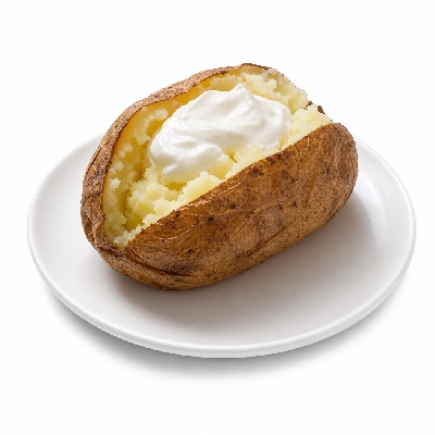 99 Restaurants Menu Items Baked Potato with Sour Cream