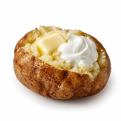 99 Restaurants Menu Items Side of Loaded Baked Potato with Butter & Sour Cream
