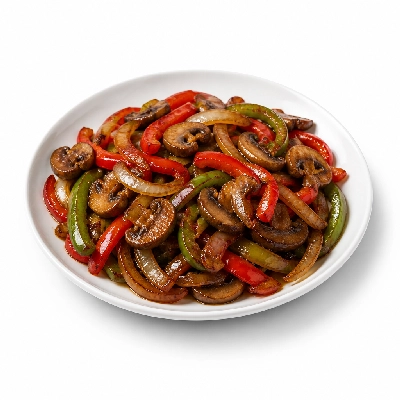 99 Restaurants Menu Items Top a Burger Sauteed Onions Peppers & Mushrooms 2 Oz.