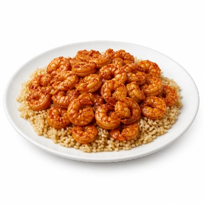 99 Restaurants New Orleans Shrimp with Rice Pilaf
