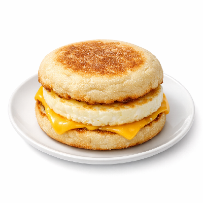 A&W Restaurants Breakfast English Muffin Cheese & Egger