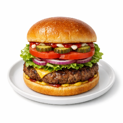 A&W Restaurants Deluxe Hamburger