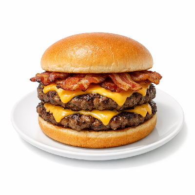 A&W Restaurants Original Bacon Double Cheeseburger