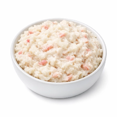 Agutuk fish with shortening (alaskan ice cream) by Alaska Native