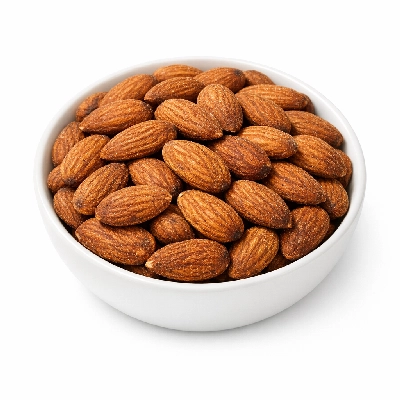 Almonds dry roasted without salt