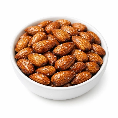 Almonds oil roasted with salt