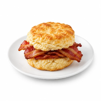 Amato's Pizza Breakfast Biscuit with Bacon