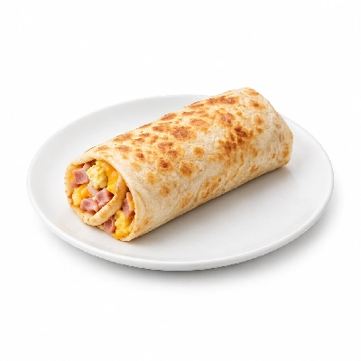Amato's Pizza Breakfast Burrito Ham on J&S