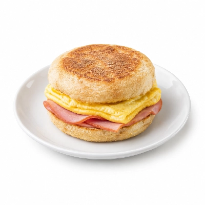 Amato's Pizza Breakfast Sandwich Ham on English Muffin