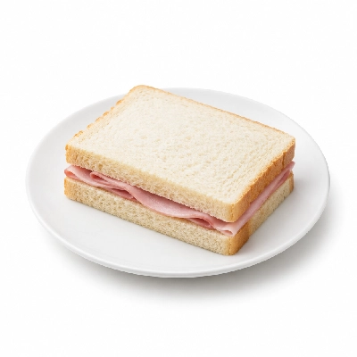 Amato's Pizza Breakfast Sandwich Ham on White Bread