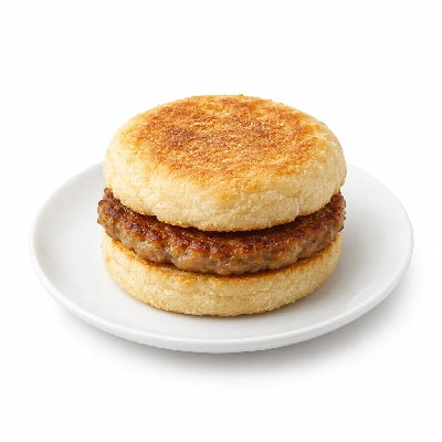 Amato's Pizza Breakfast Sandwich Sausage on English Muffin