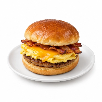 Amato's Pizza Breakfast Sandwich the Really Big Vermont