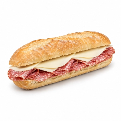 Amato's Pizza Cold Sandwiches Genoa and Provolone Italian Large