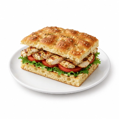 Amato's Pizza Grilled Chicken Focaccia Sandwich