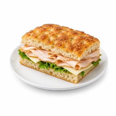 Amato's Pizza Turkey Focaccia Sandwich