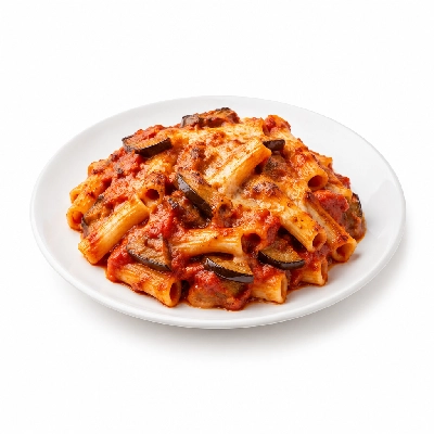 Amato's Pizza Luncheon Baked Ziti with Eggplant