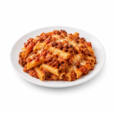 Amato's Pizza Luncheon Baked Ziti with Meat Sauce