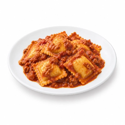 Amato's Pizza Pasta Buckets Ravioli with Meat Sauce