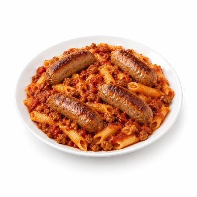 Amato's Pizza Pasta Buckets with 4 Sausages with Meat Sauce