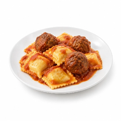 Amato's Pizza Pasta Dinners Ravioli with Meatballs