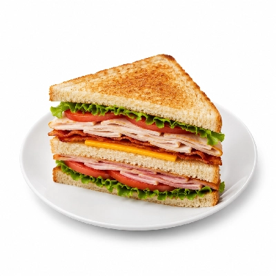 Amato's Pizza Sandwiches Club on White