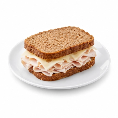 Amato's Pizza Sandwiches Turkey and Swiss Well on Rye