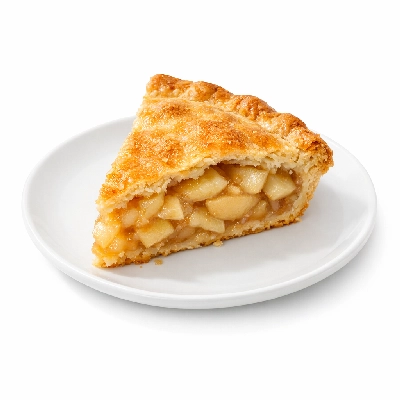 Apple pie from unenriched flour