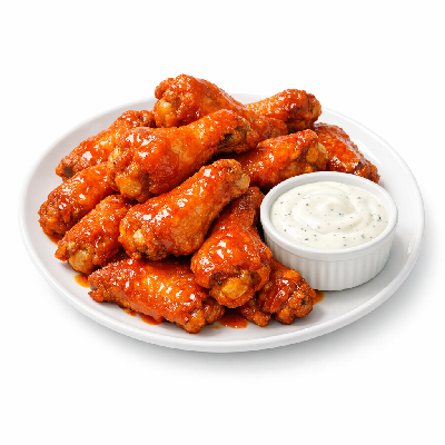 Applebee's Appetizers Build Your Sampler Double Crunch Bone-in Wings with Classic Buffalo Sauce Ranch Dressing