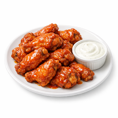 Applebee's Appetizers Build Your Sampler Double Crunch Bone-in Wings with Hot Buffalo Sauce Ranch Dressing