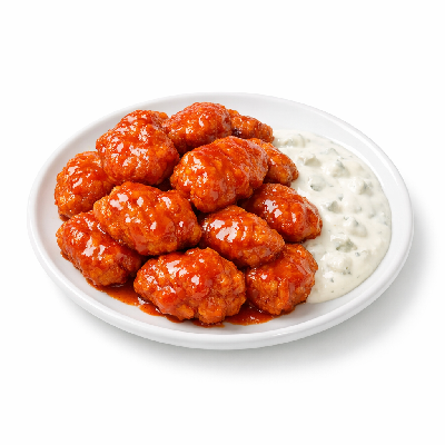Applebee's Appetizers Pub Plates Boneless Wings with Classic Buffalo Sauce & Bleu Cheese Dressing