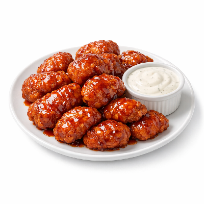 Applebee's Appetizers Pub Plates Boneless Wings with Sweet Asian Chile Sauce & Ranch Dressing