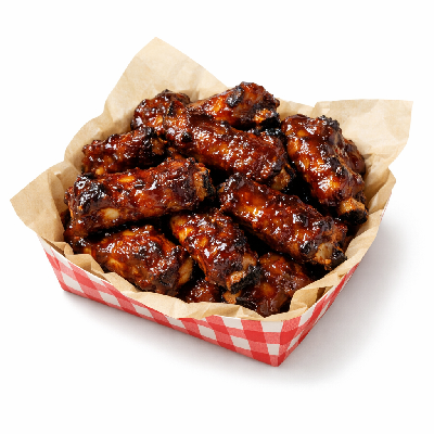 Applebee's Blue Ribbon Ribs Applebee's Riblets Basket with Honey BBQ Sauce