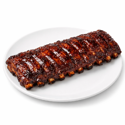 Applebee's Blue Ribbon Ribs Double-Glazed Baby Back Full Rack Platter Smoky Chipotle Sauce