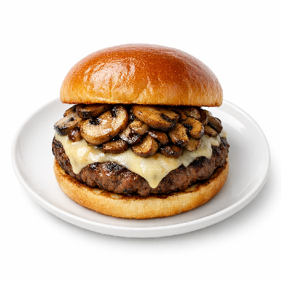 Applebee's Bourbon Street Mushroom Swiss Burger