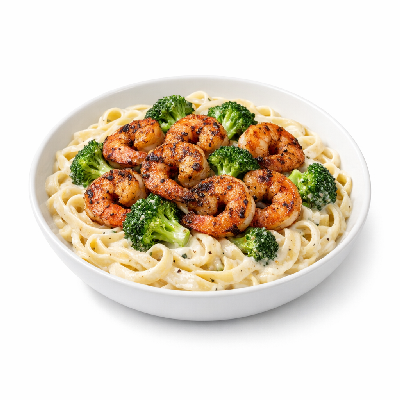 Applebee's Classic Broccoli Blackened Shrimp Alfredo
