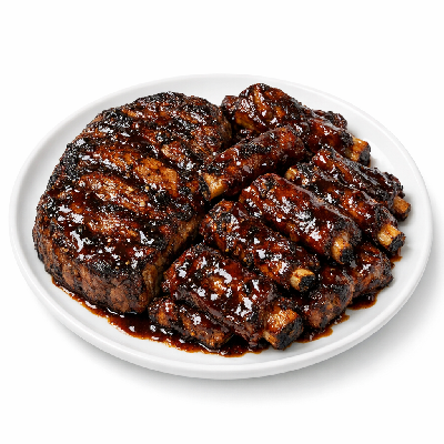 Applebee's Riblets Steak Combo Smoky Chipotle