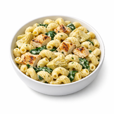 Applebee's Spinach & Artichoke Grilled Chicken Cavatappi